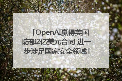 OpenAI赢得美国防部2亿美元合同 进一步涉足国家安全领域